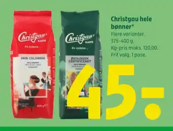 Coop 365 Kaffebønner tilbud