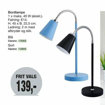 Harald Nyborg Bordlampe tilbud