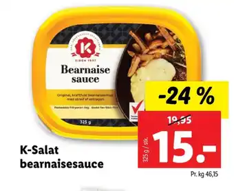Lidl Bearnaisesauce tilbud