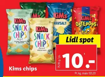 Lidl Snack Chips Souer cream & onion tilbud