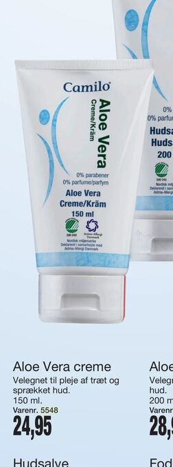 Harald Nyborg Aloe Vera creme tilbud