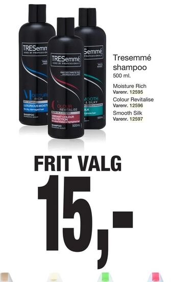 Harald Nyborg Tresemmé shampoo tilbud