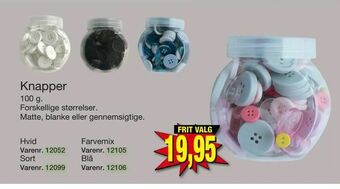 Harald Nyborg Knapper tilbud