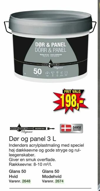 Harald Nyborg Dør og panel 3 L tilbud