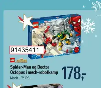 Spider-Man og Doctor Octopus i mech-robotkamp