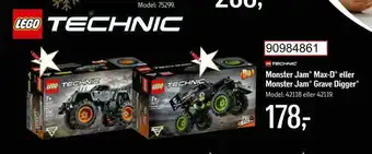 Føtex Monster Jam® Max-D® eller Monster Jam® Grave Digger® tilbud
