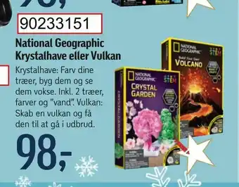 National Geographic Krystalhave eller Vulkan