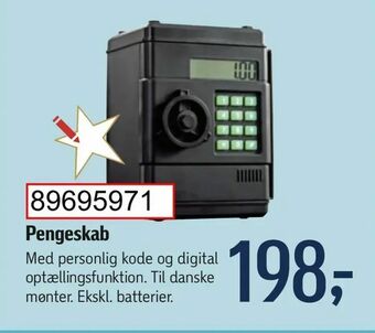 Føtex Pengeskab tilbud