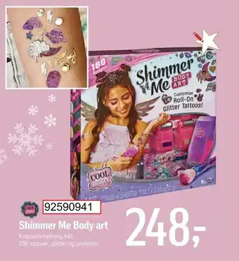 Shimmer Me Body art