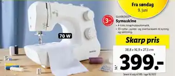 Lidl Symaskine tilbud
