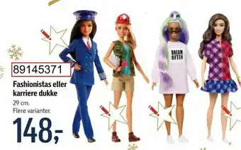 Føtex Fashionistas eller karriere dukke tilbud