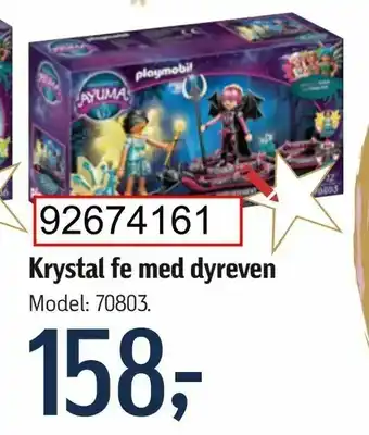Krystal fe med dyreven