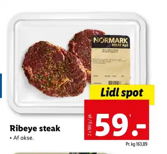 Lidl Ribeye steak tilbud