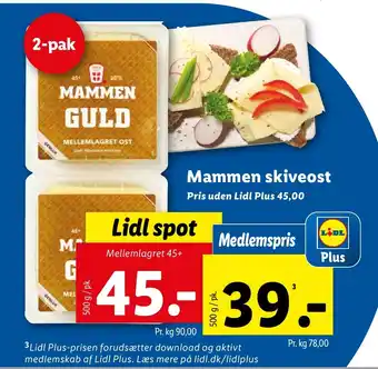 Mammen skiveost