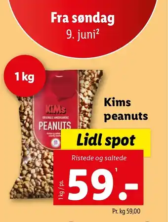 Lidl Kims peanuts tilbud