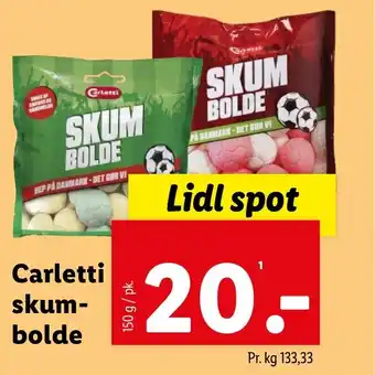 Lidl Carletti skum- bolde tilbud