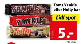 Lidl Toms Yankie eller Holly bar tilbud