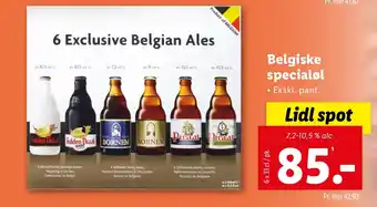 Lidl Belgiske specialøl tilbud