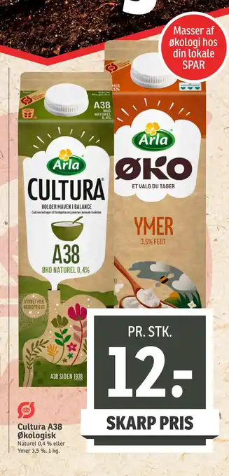SPAR Cultura A38 Økologisk tilbud