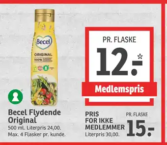 SPAR Becel Flydende Original tilbud