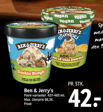 SPAR BEN & JERRY'S tilbud