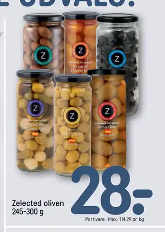 REMA 1000 Zelected oliven 245-300 g tilbud