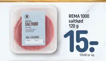 REMA 1000 REMA 1000 saltkød 120 g tilbud