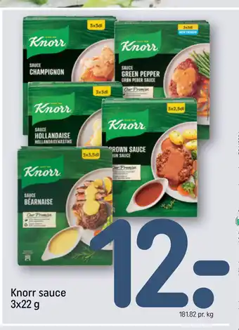 REMA 1000 Knorr sauce 3x22 g tilbud