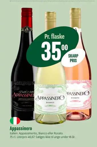 Min Købmand Appassinero tilbud