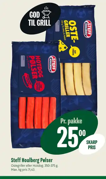 Min Købmand Steff Houlberg Pølser tilbud