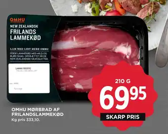 MENY OMHU MØRBRAD AF FRILANDSLAMMEKØD tilbud