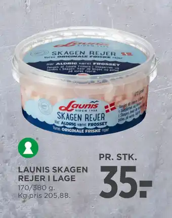 MENY LAUNIS SKAGEN REJER I LAGE tilbud