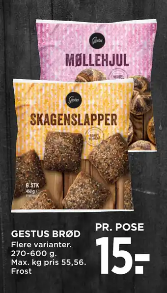MENY GESTUS BRØD tilbud