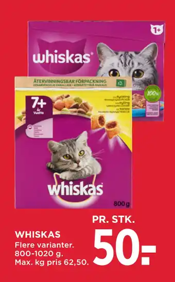 MENY WHISKAS tilbud