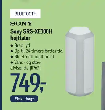 Føtex Sony SRS-XE300H højttaler tilbud
