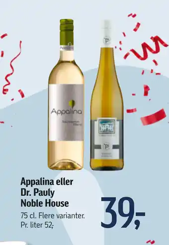 Føtex Appalina eller Dr. Pauly Noble House tilbud