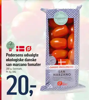 Pedersens udvalgte økologiske danske san marzano tomater