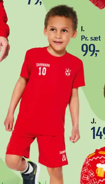 Føtex T-shirt og shorts tilbud
