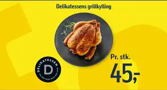 Føtex Delikatessens grillkylling tilbud