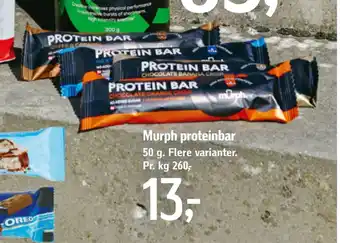 Føtex Murph proteinbar tilbud
