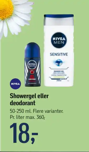 Føtex Showergel eller deodorant tilbud
