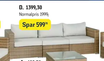Føtex Napoli loungestol tilbud
