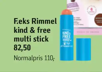 Føtex Rimmel kind & free multi stick tilbud