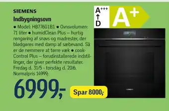 Føtex Indbygningsovn tilbud
