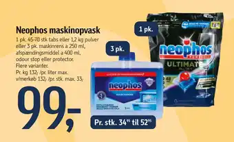 Føtex Neophos maskinopvask tilbud