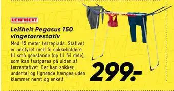 Bilka Leifheit Pegasus 150 vingetørrestativ tilbud