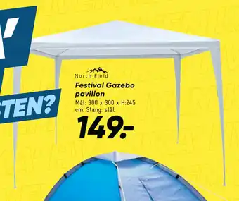 Bilka Festival Gazebo pavillon tilbud