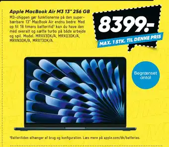 Bilka Apple MacBook Air M3 13 256 GB tilbud