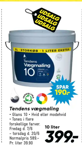 Bilka Tendens vægmaling tilbud