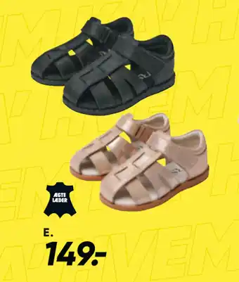 Bilka Sandaler i læder tilbud